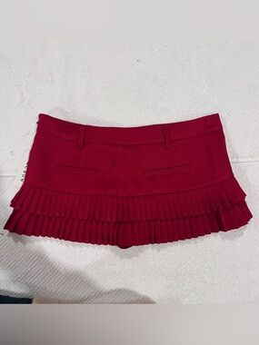 NWT PacSun Lioness Y2K Pleated Micro Mini Skirt Skort